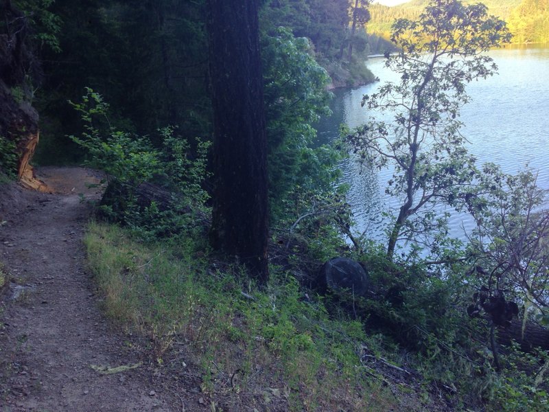 Riding along Larison Cove, BEAUTIFUL!