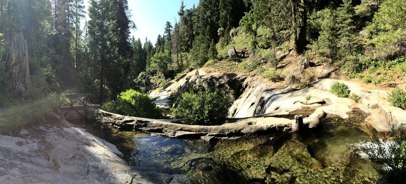 The waterfall / flume in June, absolutely worth the fun (albeit precarious in spots) singeltrack out & back.