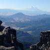 View of Mt Shasta from the summit of Mt. Ashland