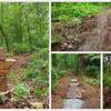 Recent trail improvements to 10Bridges
