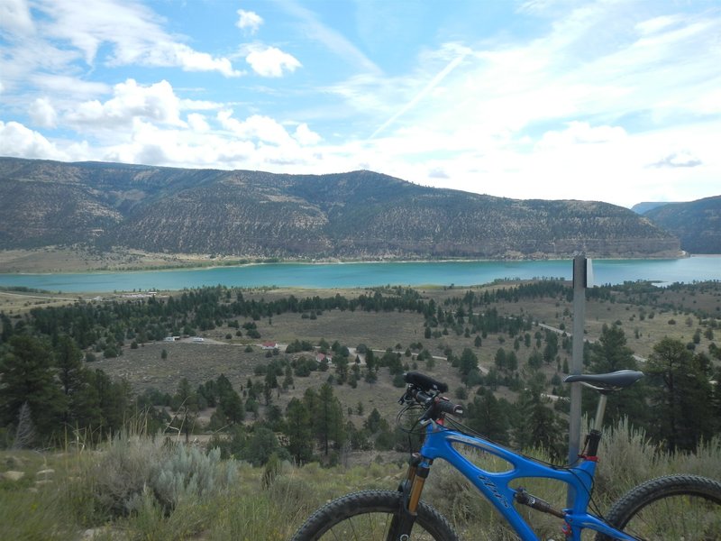 Old Highway 29 Joe's Valley Reservoir to Skyline Drive Mountain Bike Trail, Orangeville, Utah
