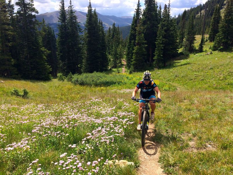Crystal Lakes Road Mountain Bike Trail, Breckenridge, Colorado