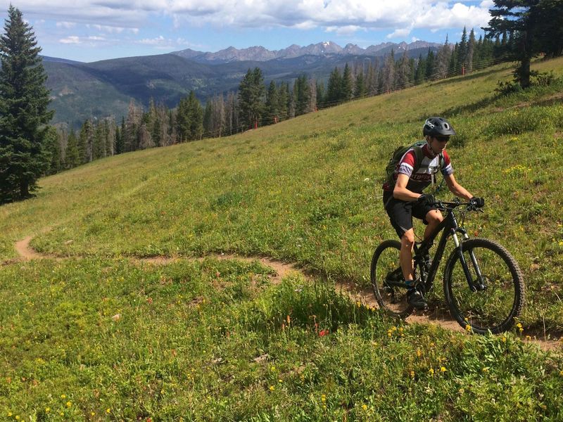 Mid Vail Escape Mountain Bike Trail, Vail, Colorado