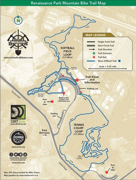 Renaissance Park Trail Map