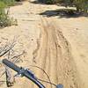 Arroyo crossings are sandy but usually rideable