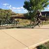 The Animas River Trail crosses the river in many locations and offers ample opportunities to rest.