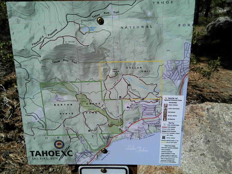 Some of the great signage and the trails to take beyond this one.