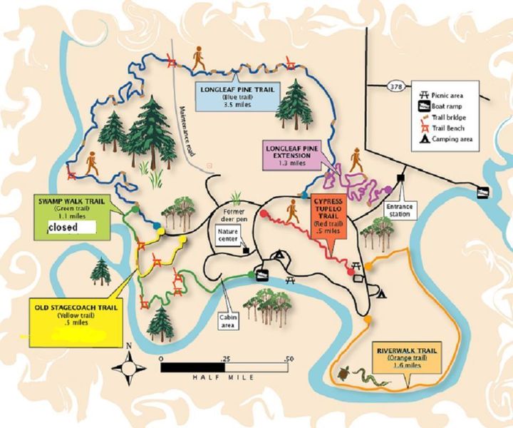 A map I found online of the complete trail system.