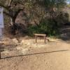The intersection of Hawk Canyon and Western Plateau trails.