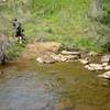 Crossing Morey Creek
<br>
Courtesy of http://exploringtheblueridge.files.wordpress.com/2012/04/img_0029.jpg