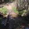 Lots of creek crossings on the anything-but Dry Creek Trail