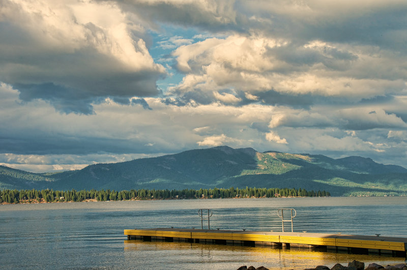 Clouds over Lake Almanor.