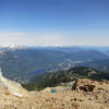 Whistler Valley from the Peak in summer.