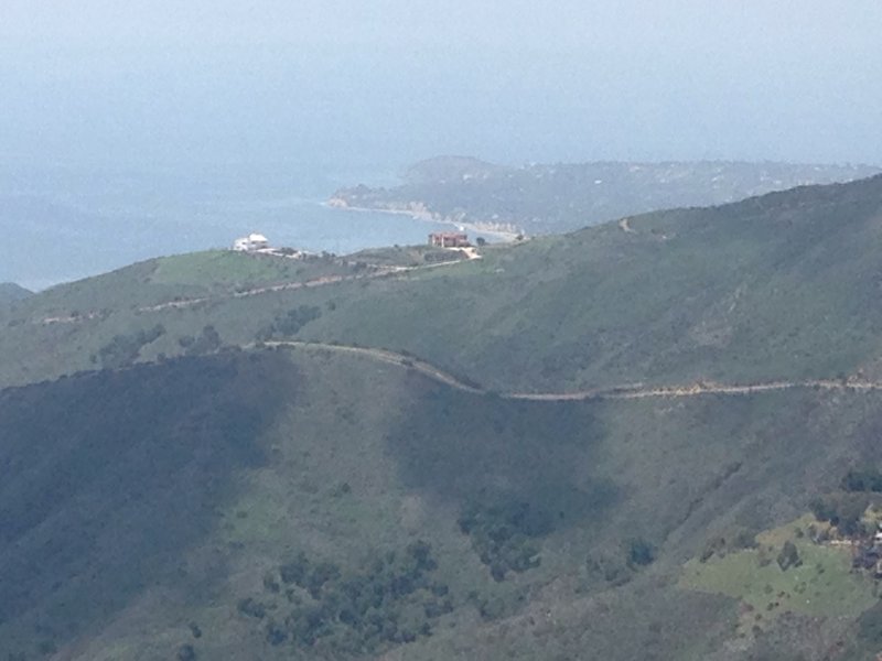 The Pacific Ocean from the Backbone Trail
