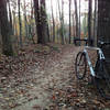 A great singletrack that's mellow enough for the CX bike.