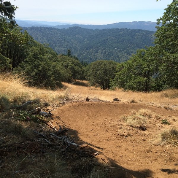 One of the many epic views from the new trail system built in 2014 that features flow style trails- on Pine Ridge Trail