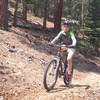 Great intermediate trail - kids enjoying their first ride of the Clear Creek Trail.