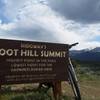 At the high point of the loop