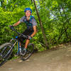 Railing one of berms riding Blueberry hill