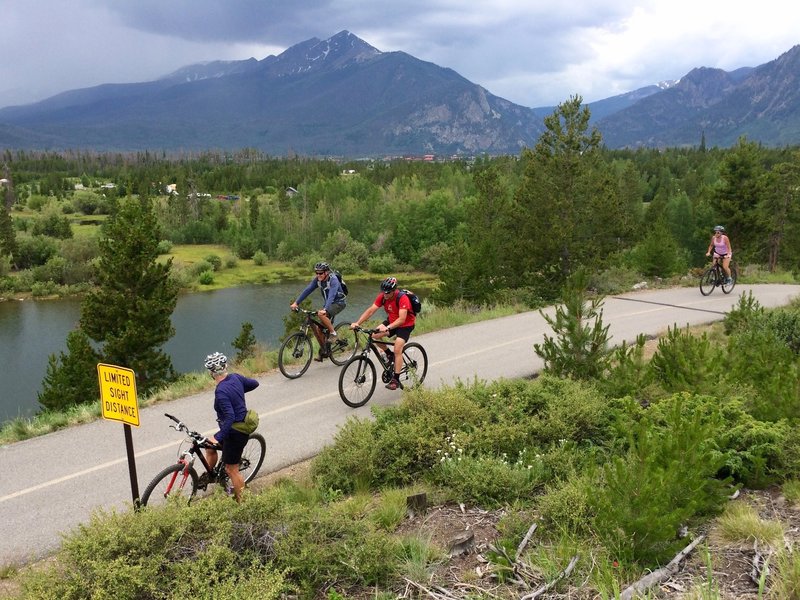 Dillon Dam Recreation Path Mountain Bike Trail, Frisco, Colorado