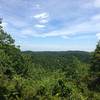 There are about 4-5 views like this on the ride. This is the first, and a welcome one, finally getting up the first couple miles of ascent.