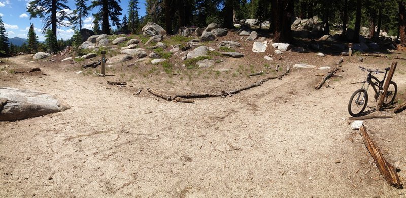 Intersection of Armstrong and Tahoe Rim Trail