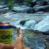 Finish with a soak in the river... with your favorite beverage wrapped in an IMBA coozie :-)