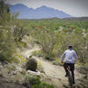 Heading south toward the Santa Catalinas on Honeybee.