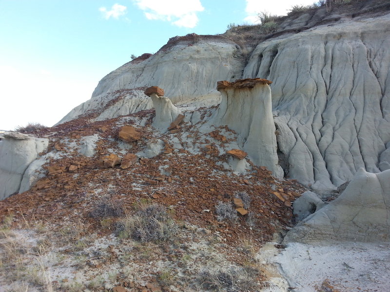 Some of the cool rock formations found on the Maah Daah Hey Trail