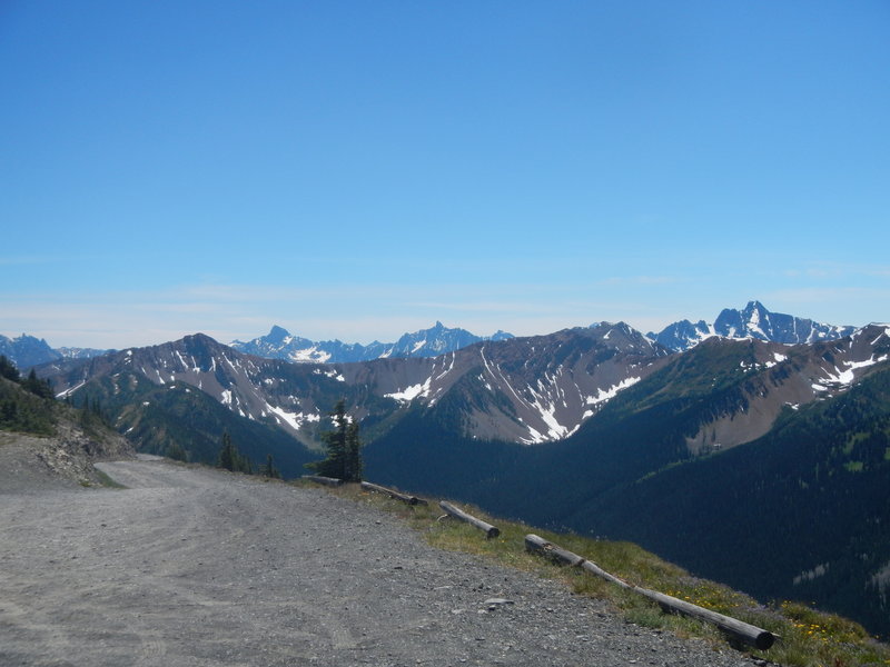 Near the top, you get a sense of what it'll look like from the summit.