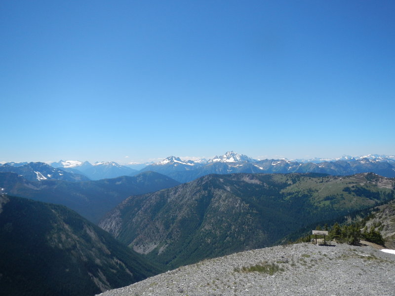 At the top!