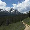 Great views of the Sawtooth Mountains