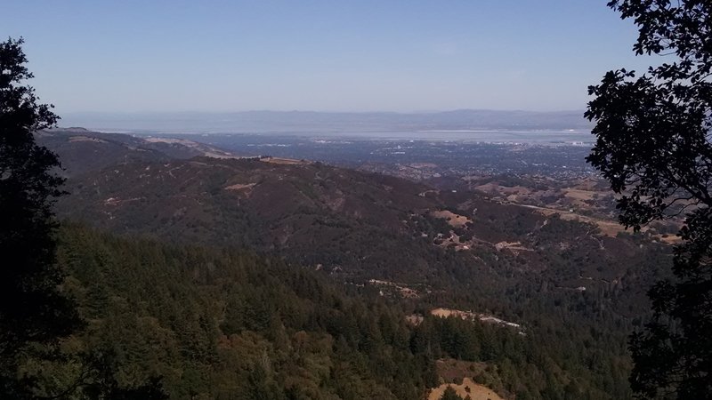 Santa Clara Valley as seen from the John Nicholas Trail