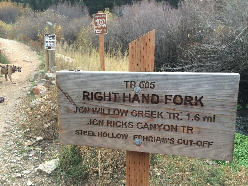 Most of the trails are well-marked like in this photo of the entry to the trailhead.