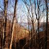 A fall view from the overlook on the Ohio View Trail.