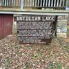 Historic Marker at the Nature Center about Antietam Lake