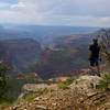 Views about at the hike-to overlook from the Rainbow Rim Trail.