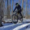 Getting snowbound on Grinder trail at one of Ontario's premier winter riding destinations.