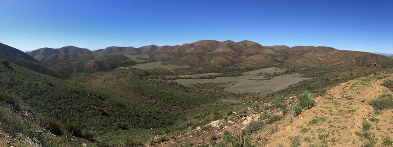 Valley views.