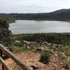 At the Lake Hodges lookout.