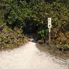 Trail entrance.