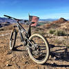 Singletrack section looking out towards the Pacific.