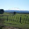 Most of Ratamaire Road gives beautiful views of Mt Ruapehu, Ohakune and surrounding farmland.