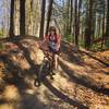 Big berm on Perimeter Trail