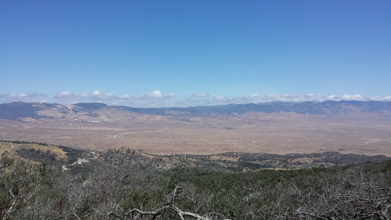 Mojave desert and the Tehachapi Range