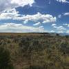 Looking west before the last return towards 160.