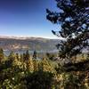 Glimpses of Payette Lake and Ponderosa Park along the trail.