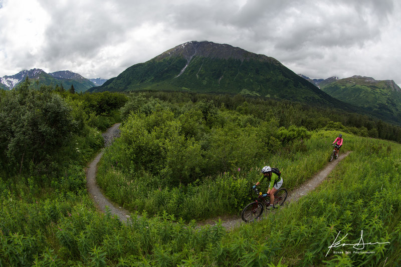 Johnson Pass Trail Alaska Map Johnson Pass Trail Mountain Bike Trail, Girdwood, Alaska