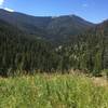 Looking down the Bridger Creek drainage.