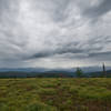 A storm rolling in from the top of Cook Mountain.